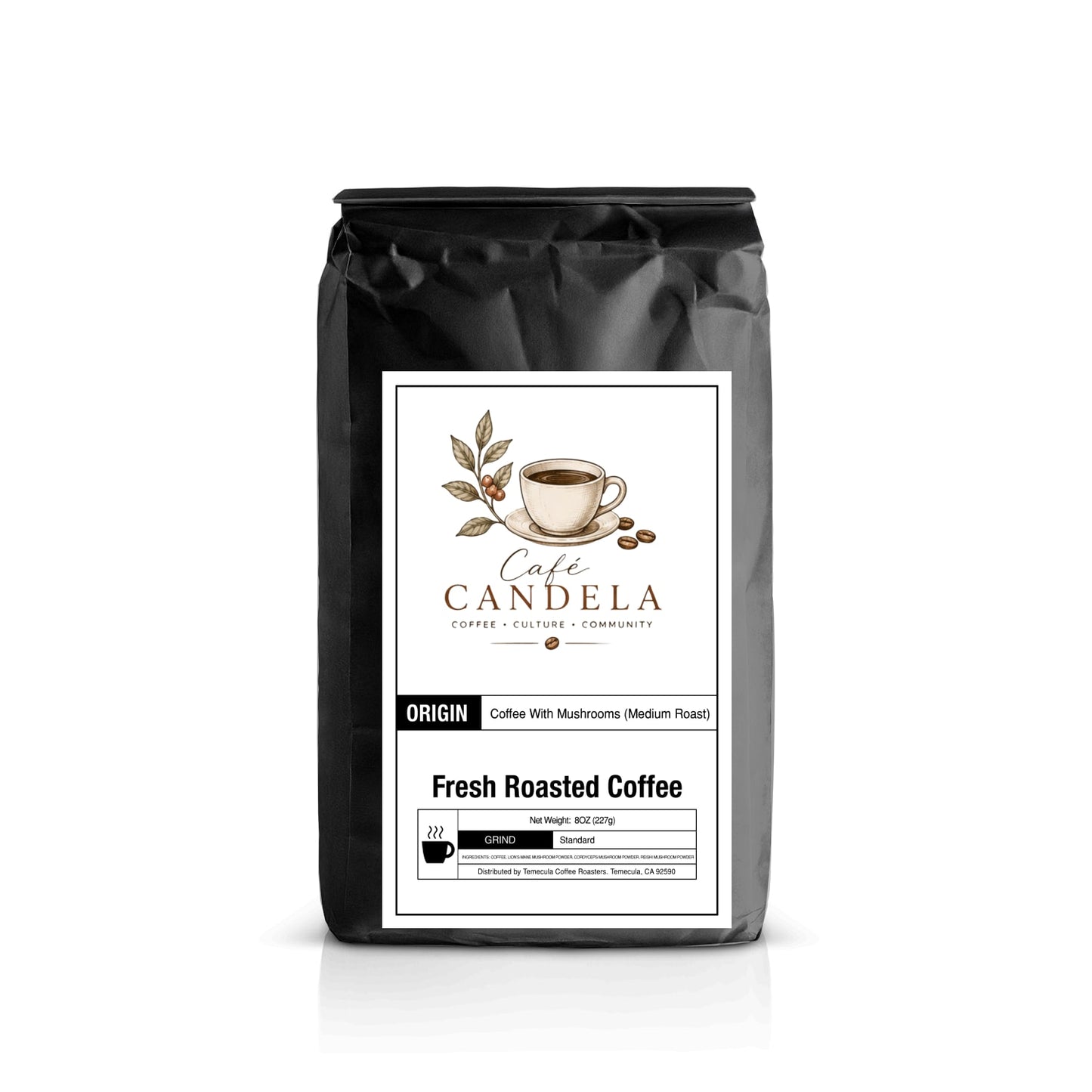 Coffee with Mushrooms Medium Roast